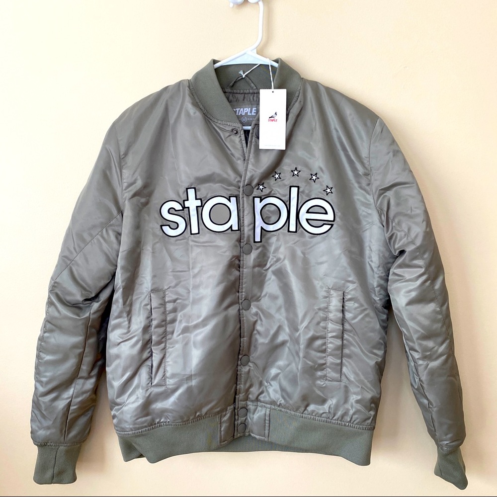 NWT Staple Bomber / Varsity Jacket, Size M, Streetwear apparel urban label brand